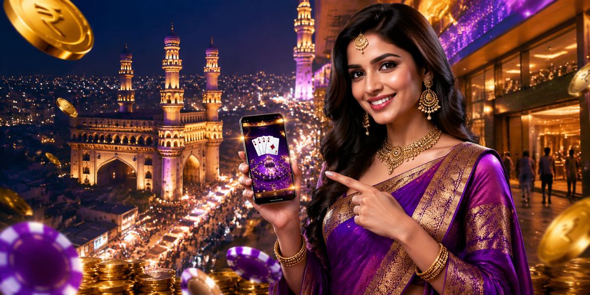 Players enjoying a game of Teen Patti near the Charminar in Hyderabad