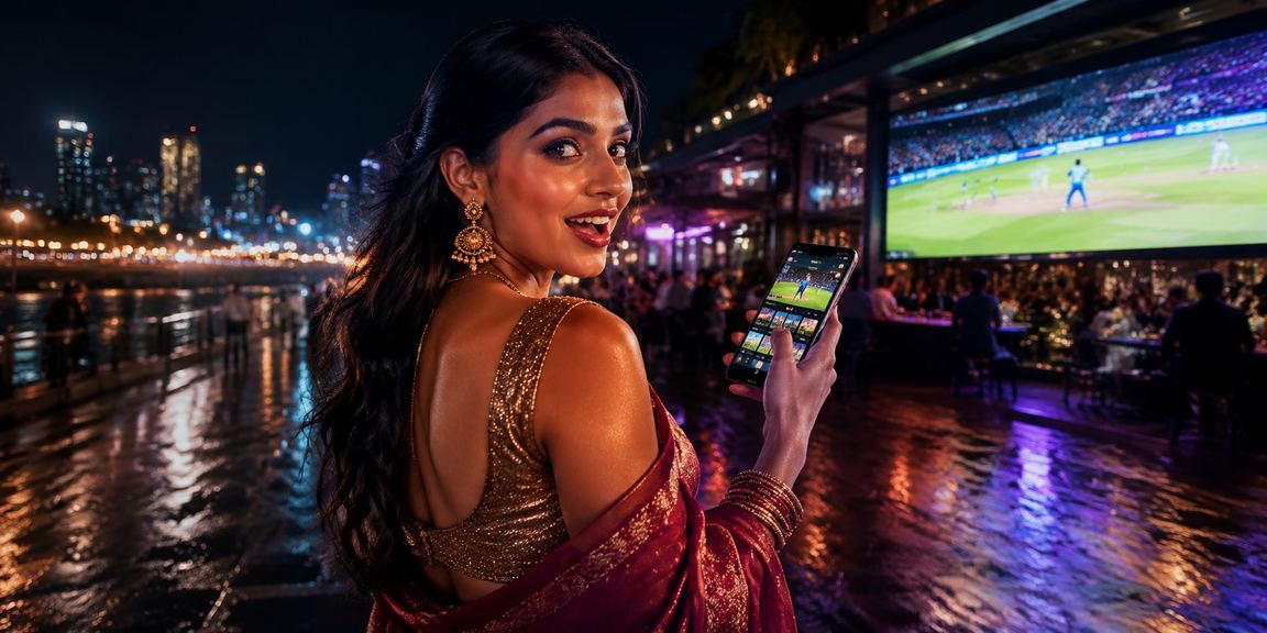 Exciting cricket betting scene in India showing live odds